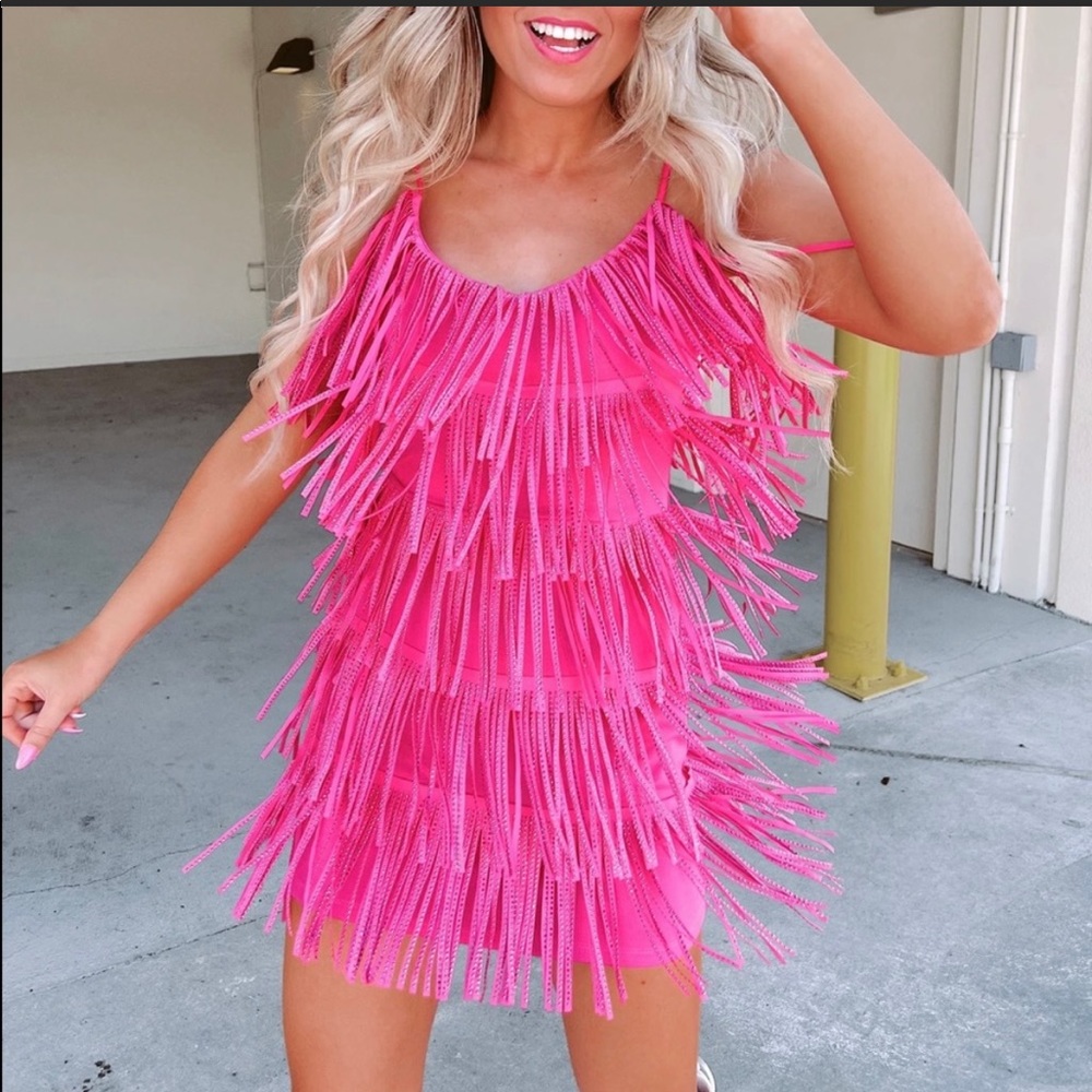 ISO RHINESTONE DIVA FRINGE DRESS From whiskey Darling